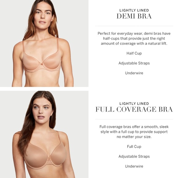 NWT Victoria's Secret Body by Victoria Full Coverage Lightly Lined T-Shirt Bra - Picture 6 of 14